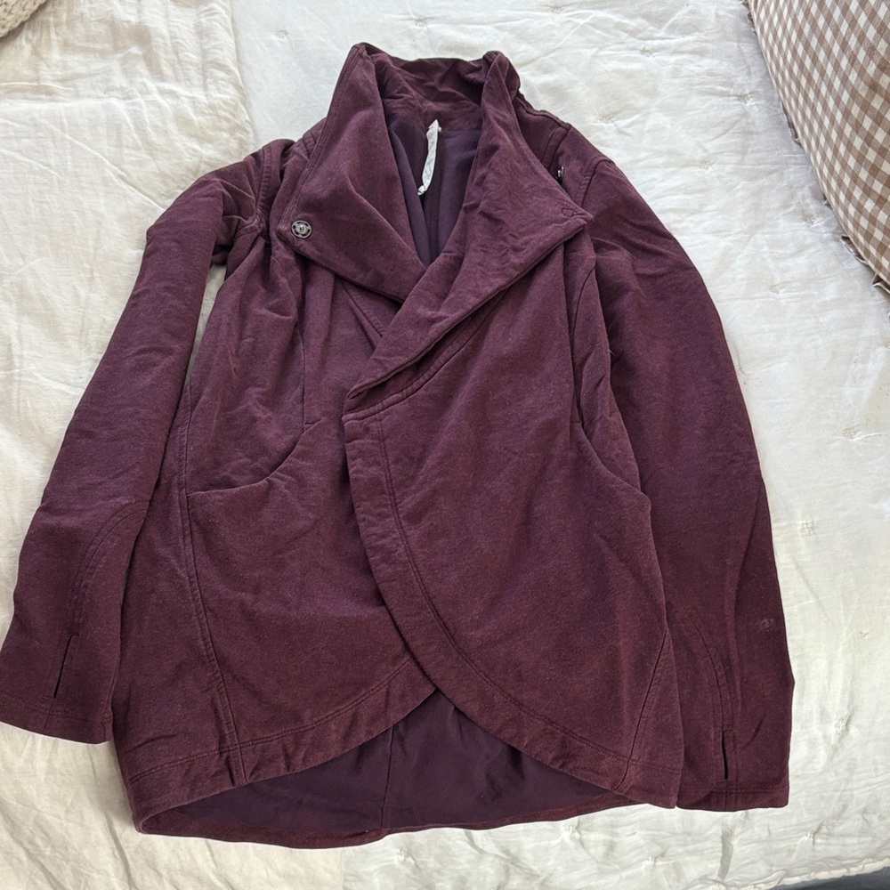 Lululemon cozy wrap sweatshirt sz 4